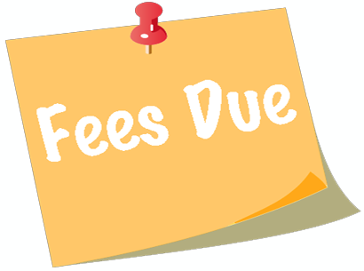  fees due graphic